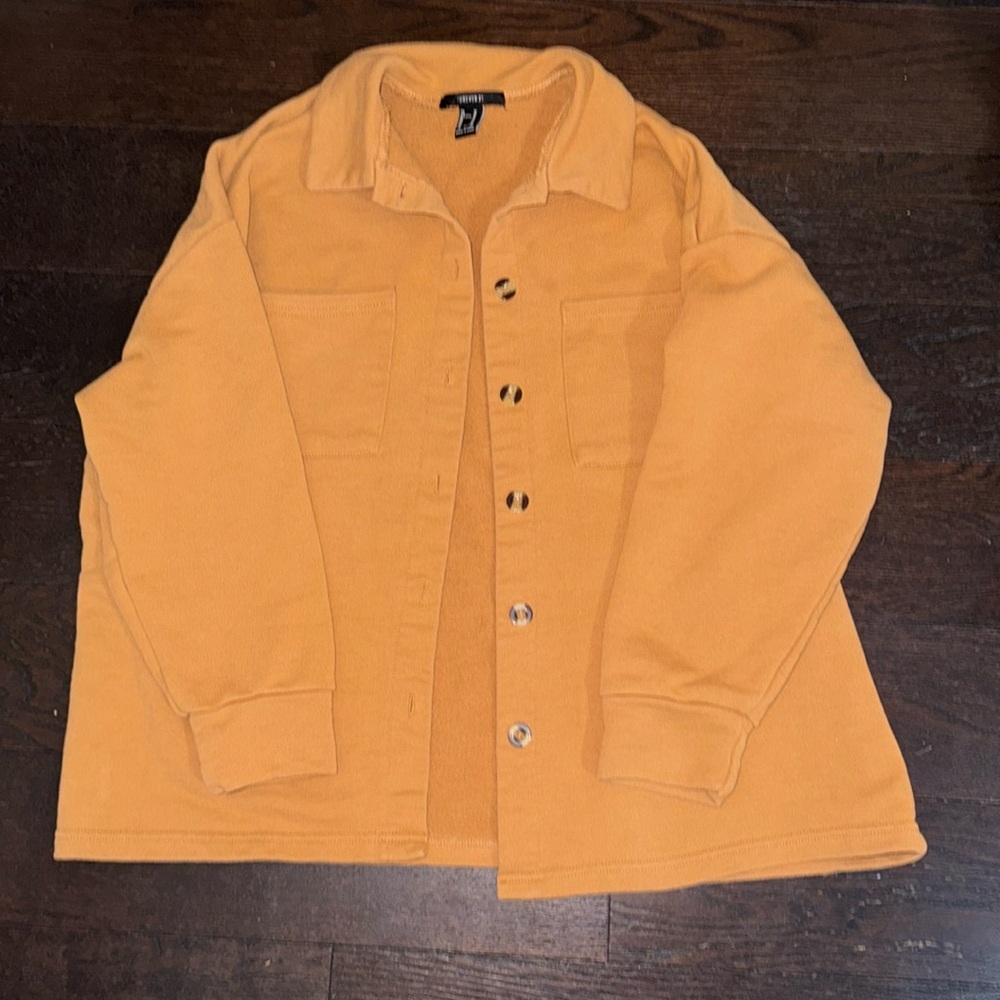 Forever 21 button down sweatshirt